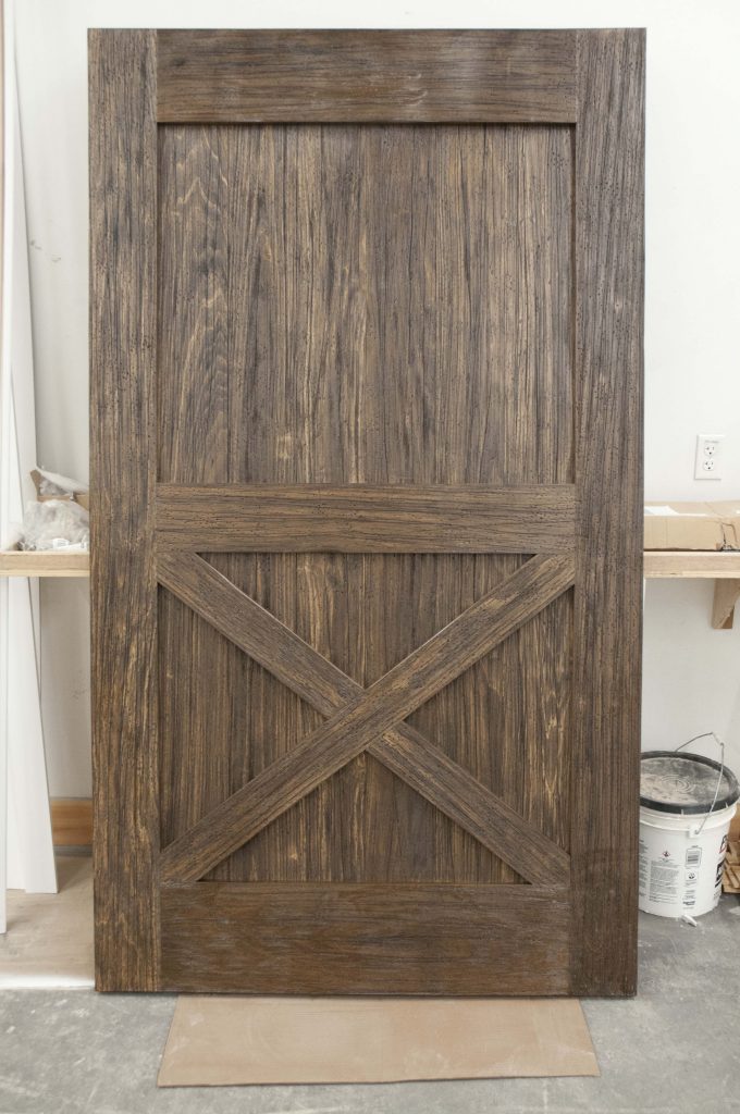 Barn Door we made, still in our shop